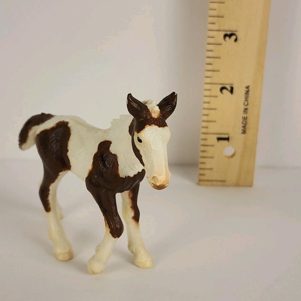 Schleich Safari Horse #13295 Tinker Gypsy Vanner Draft Foal‎ Bay Pinto 2004